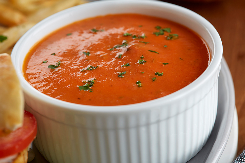 Bowl of Tomato Basil Soup